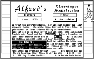 Alfred's Kistenlager Schiebereien atari screenshot